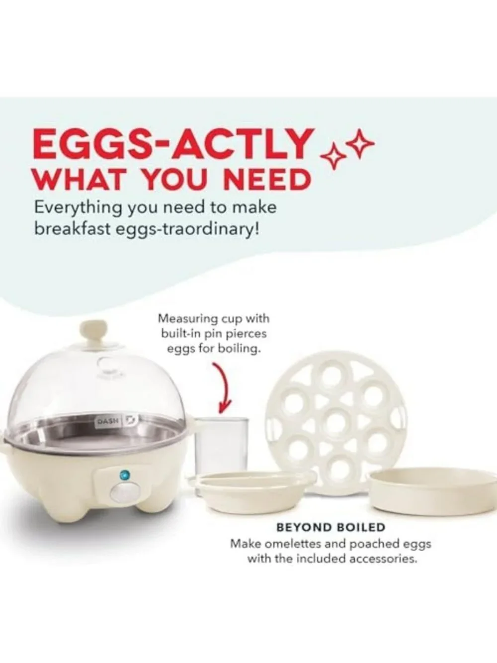 Rapid Egg Cooker for 7 Hard Boiled Eggs, Easy & Efficient Kitchen Gadget